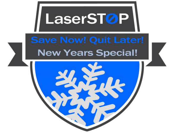 laserstop save now quit later new year's special